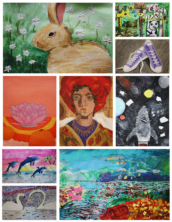 Art-collage Collage of artwork